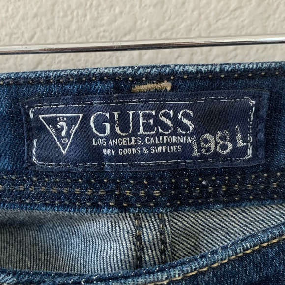 Vintage GUESS 1981 Zip Up Ankle Skinny Jeans - Picture 4 of 7